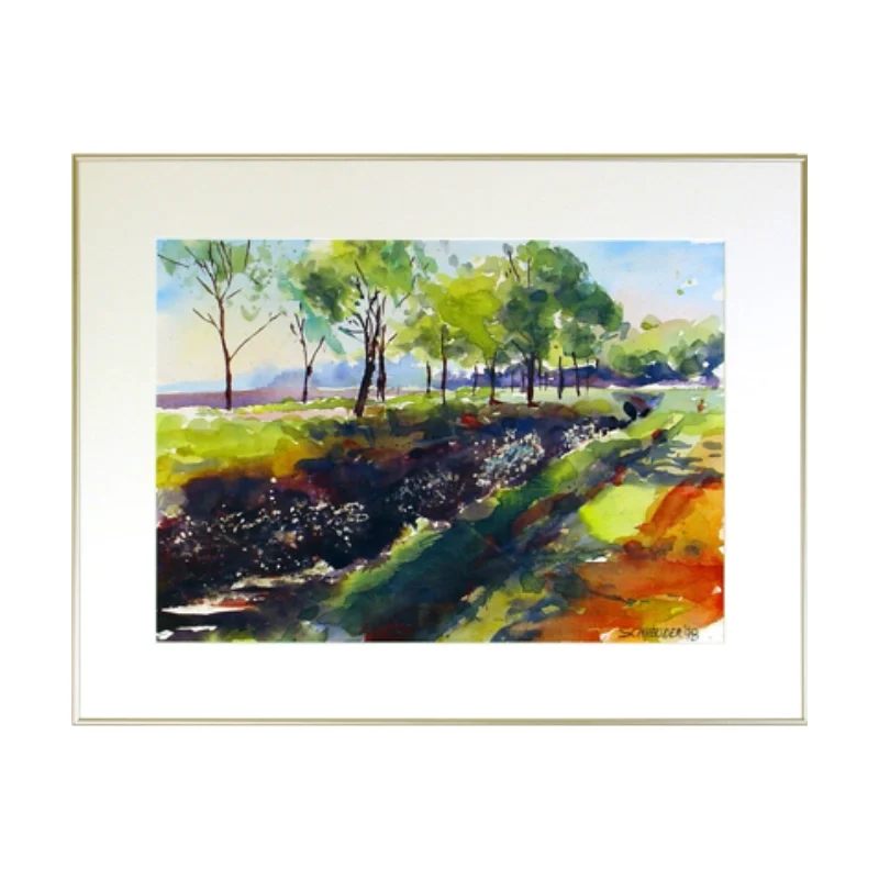 Sloot in het voorjaar