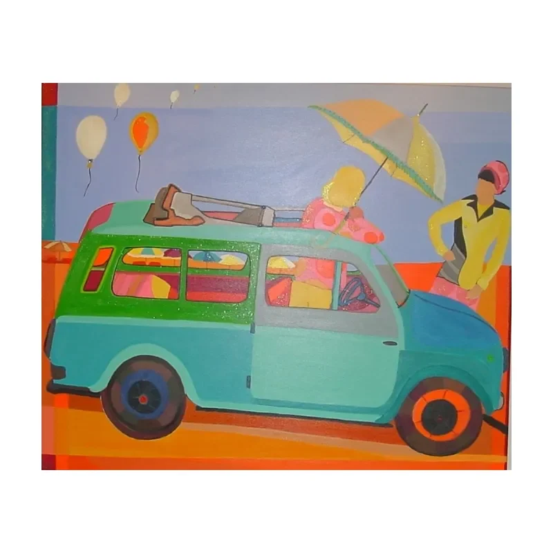 Zonnige dag Fiat 500